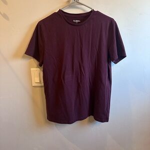 Men’s Goodfellow & Co Maroon Burgundy Crewneck T-Shirt | Size Medium